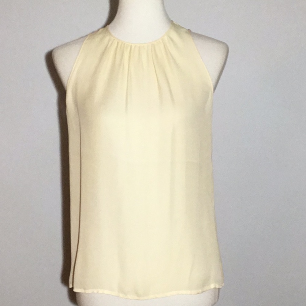 Jones New York 100% silk sleeveless blouse